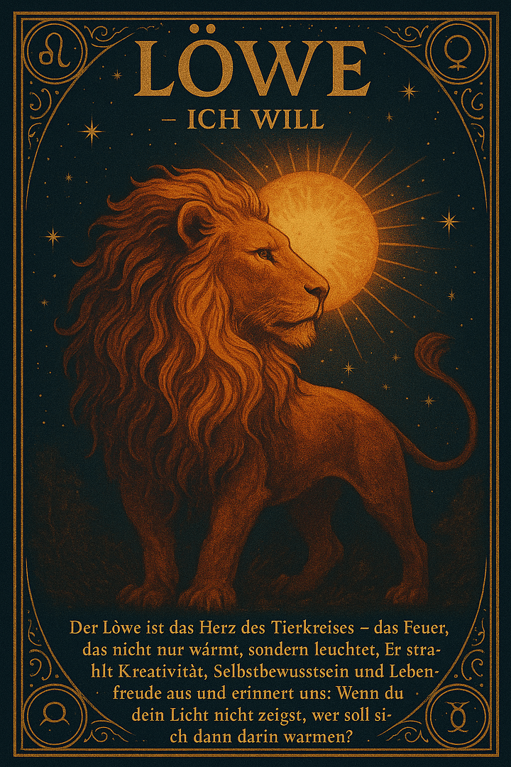 Löwe – Ich will